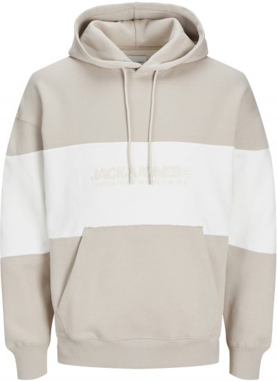 Jack & Jones LEGACY 2 Color Hoodie Beige - Herren-sweater und -hoodies - Herren-Sweater und -Hoodies in großen Größen