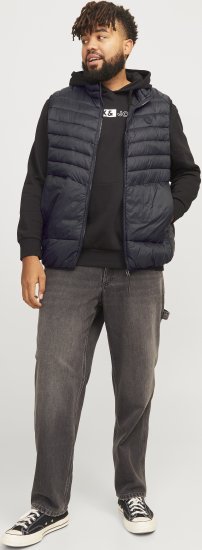 Jack & Jones SPRINT BODYWARMER With Collar Black - Herren jacken - Herren Jacken in großen Größen