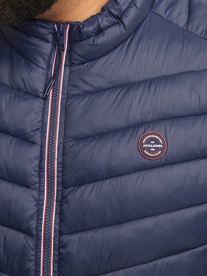 Jack & Jones SPRINT True Red Stitches BODYWARMER Navy Blazer - Herren jacken - Herren Jacken in großen Größen