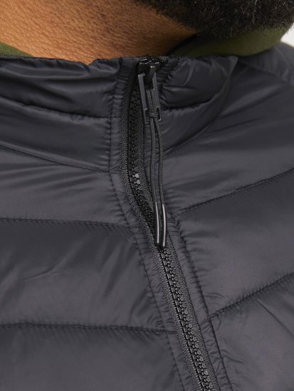 Jack & Jones SPRINT Quilted Collar Jacket Black - Herren jacken - Herren Jacken in großen Größen