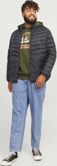 Jack & Jones SPRINT Quilted Collar Jacket Black - Herren jacken - Herren Jacken in großen Größen