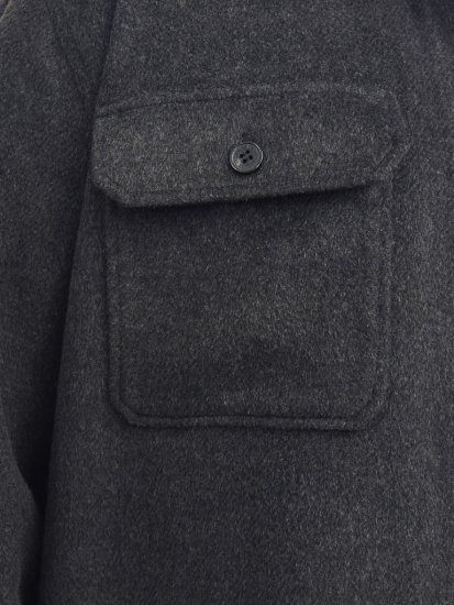 Jack & Jones BRADLEY OLLIE Overshirt LS Black - Herrenhemden - Herrenhemden in großen Größen