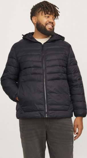 Jack & Jones SPRINT Quilted Hooded Jacket Black - Herren jacken - Herren Jacken in großen Größen