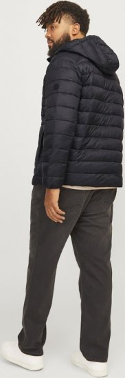 Jack & Jones SPRINT Quilted Hooded Jacket Black - Herren jacken - Herren Jacken in großen Größen