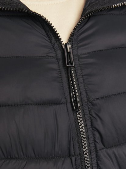 Jack & Jones SPRINT Quilted Hooded Jacket Black - Herren jacken - Herren Jacken in großen Größen