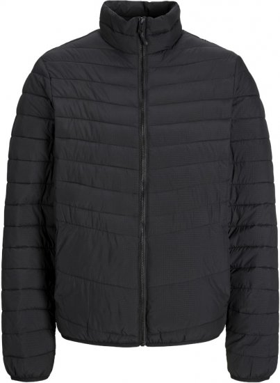 Jack & Jones STATE Puffer Jacket With Collar Black - Herren jacken - Herren Jacken in großen Größen