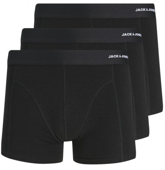 Jack & Jones BASIC BAMBOO Trunks 3-Pack Black - Herrenunterwäsche & bademode - Herrenunterwäsche & Bademode in großen Größen