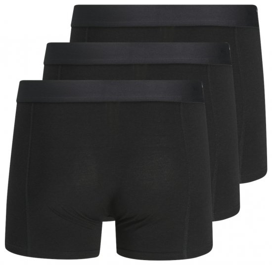 Jack & Jones BASIC BAMBOO Trunks 3-Pack Black - Herrenunterwäsche & bademode - Herrenunterwäsche & Bademode in großen Größen