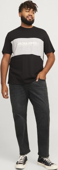 Jack & Jones GLENN ORIGINAL CB 772 Black Denim - Herren-jeans & -hosen - Herren-Jeans & -Hosen in großen Größen