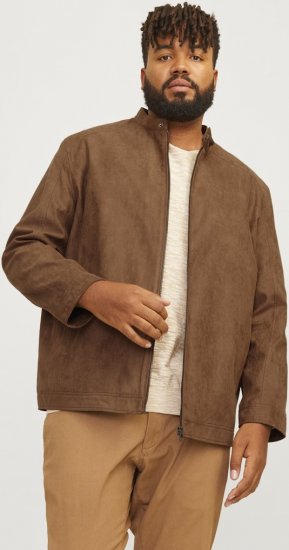 Jack & Jones DYLAN Clean Jacket Brown - Herren jacken - Herren Jacken in großen Größen