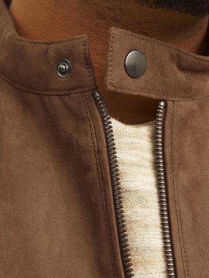 Jack & Jones DYLAN Clean Jacket Brown - Herren jacken - Herren Jacken in großen Größen