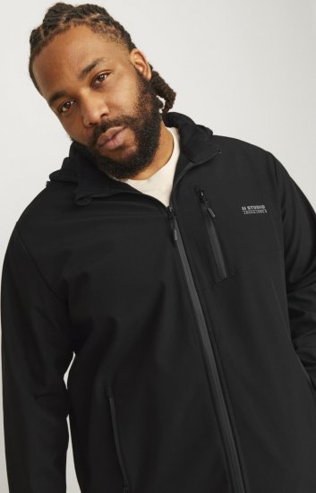 Jack & Jones JJTAYLOR Softshell Jacket Black - Herren jacken - Herren Jacken in großen Größen