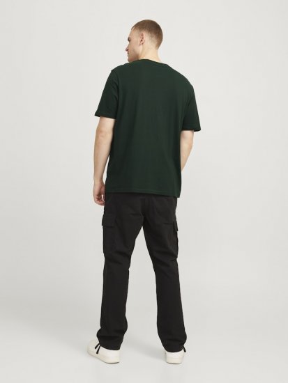 Jack & Jones XMAS Christmas Skull T-Shirt Dark Slate Grey - Herren-T-shirts - Herren-T-Shirts in großen Größen
