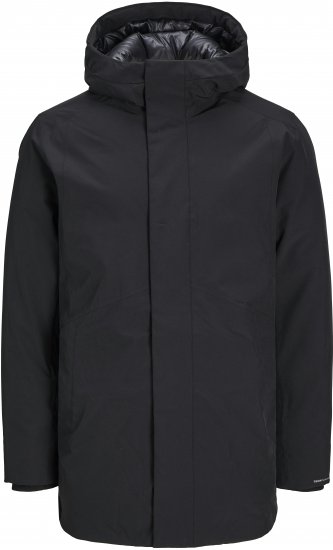 Jack & Jones KEEN Windproof Parka Black - Herren jacken - Herren Jacken in großen Größen