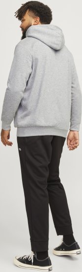 Jack & Jones JCOOUTDOOR Hoodie Light Grey - Herren-sweater und -hoodies - Herren-Sweater und -Hoodies in großen Größen