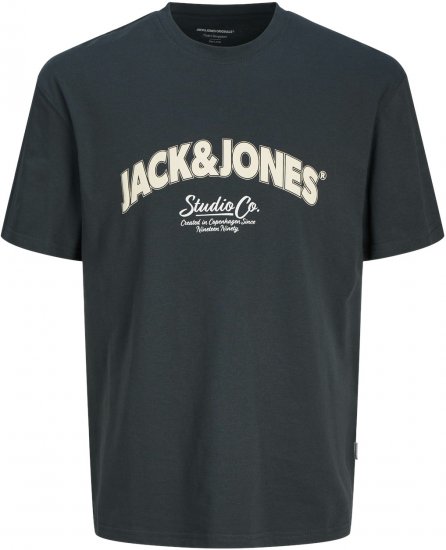 Jack & Jones JORBRONX T-Shirt Dark Green - Herren-T-shirts - Herren-T-Shirts in großen Größen