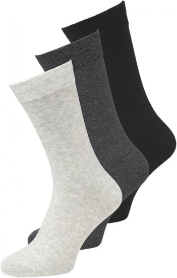Jack & Jones RAFAEL Socks 3-Pack Grey - Herrenunterwäsche & bademode - Herrenunterwäsche & Bademode in großen Größen