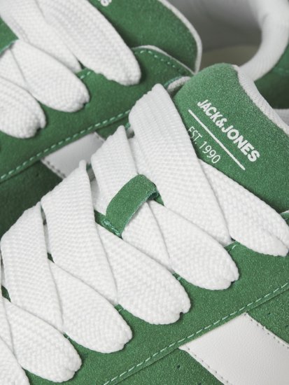 Jack & Jones Miles SYN Suede Sneakers Verdant Green - Herrenschuhe 40-52 - 