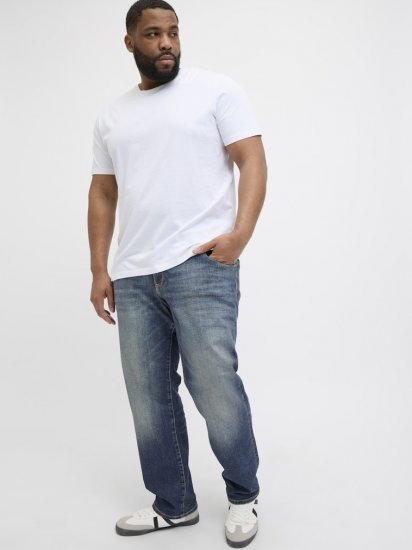 Jack & Jones Mike Fox CB 082 Jeans Blue Denim - Herren-jeans & -hosen - Herren-Jeans & -Hosen in großen Größen