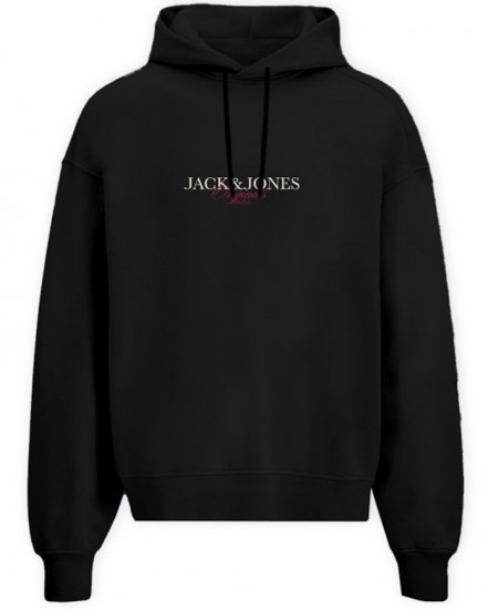 Jack & Jones Billyburg Sweatshirt Black - Herren-sweater und -hoodies - Herren-Sweater und -Hoodies in großen Größen
