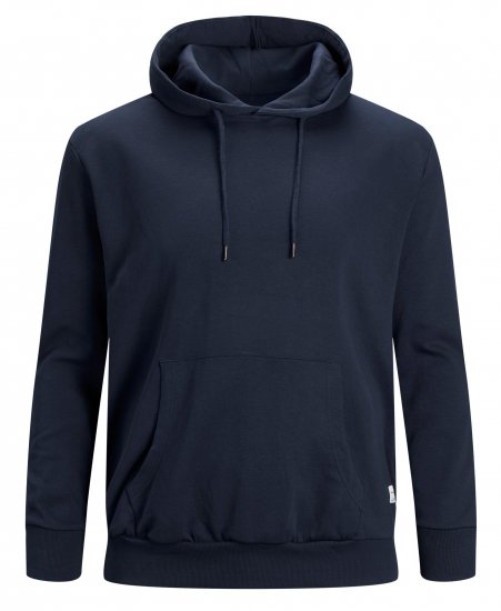 Jack & Jones Basic Sweat Hood Navy Blazer - Herren-sweater und -hoodies - Herren-Sweater und -Hoodies in großen Größen