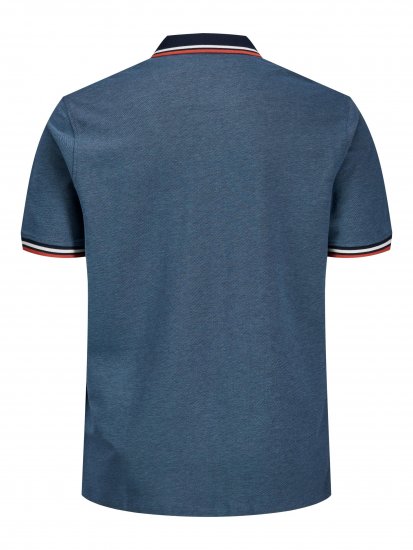 Jack & Jones Paulos Polo Denim Blue - Polo-shirts für herren - Polo-Shirts für Herren in großen Größen