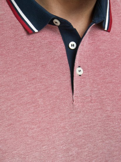 Jack & Jones Paulos Polo Rio Red - Polo-shirts für herren - Polo-Shirts für Herren in großen Größen