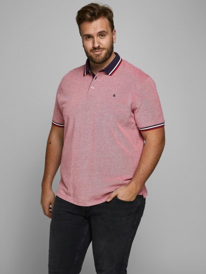 Jack & Jones Paulos Polo Rio Red - Polo-shirts für herren - Polo-Shirts für Herren in großen Größen