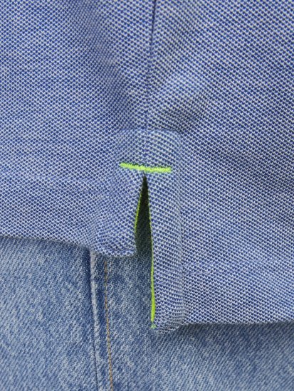 Jack & Jones PAULOS Short Sleeve Polo Light Blue/NEON - Polo-shirts für herren - Polo-Shirts für Herren in großen Größen