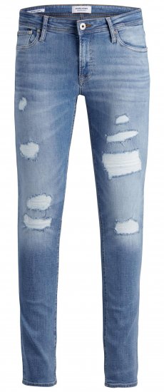 Jack & Jones Liam Jeans Blue Denim - Herren-jeans & -hosen - Herren-Jeans & -Hosen in großen Größen