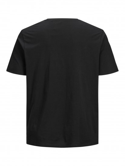 Jack & Jones Organic Basic T-shirt Black - Herren-T-shirts - Herren-T-Shirts in großen Größen