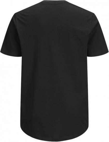 Jack & Jones NOA Crew Neck T-Shirt Black - Herren-T-shirts - Herren-T-Shirts in großen Größen