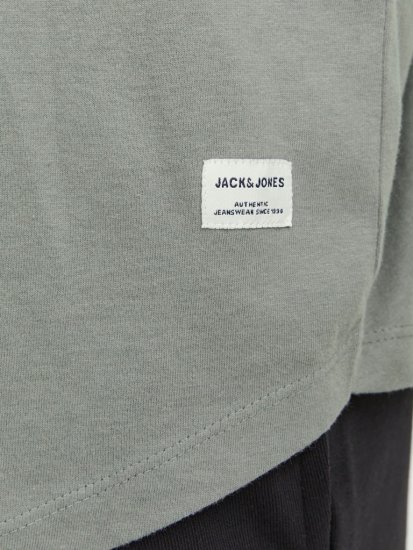 Jack & Jones NOA Crew Neck T-Shirt Grey - Herren-T-shirts - Herren-T-Shirts in großen Größen