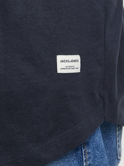 Jack & Jones NOA Crew Neck T-Shirt Navy Blazer - Herren-T-shirts - Herren-T-Shirts in großen Größen