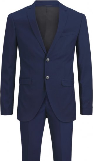 Jack & Jones FRANCO Suit Medieval Blue - Herrenanzüge und -blazer - Herrenanzüge und -blazer in großen Größen