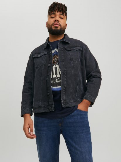 Jack & Jones JJIJEAN Denim Jacket Black Denim - Herren jacken - Herren Jacken in großen Größen