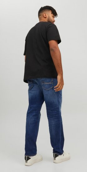 Jack & Jones GLENN FOX GE 348 Jeans Blue Denim - Herren-jeans & -hosen - Herren-Jeans & -Hosen in großen Größen