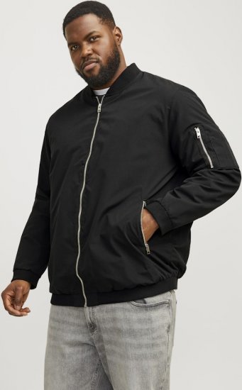 Jack & Jones RUSH Bomber Jacket Black - Herren jacken - Herren Jacken in großen Größen