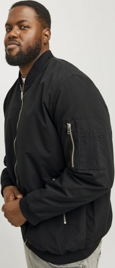 Jack & Jones RUSH Bomber Jacket Black - Herren jacken - Herren Jacken in großen Größen