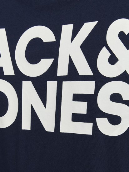 Jack & Jones CORP Logo T-Shirt Navy Blazer - Herren-T-shirts - Herren-T-Shirts in großen Größen