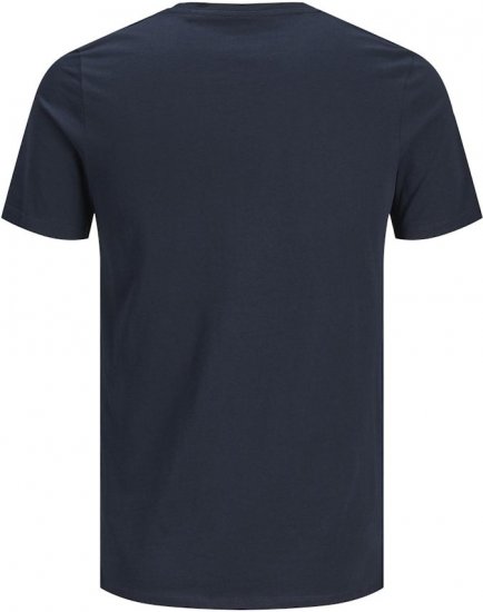 Jack & Jones CORP Logo T-Shirt Navy Blazer - Herren-T-shirts - Herren-T-Shirts in großen Größen