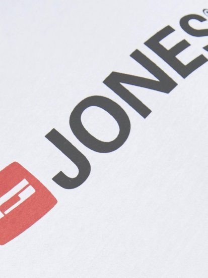 Jack & Jones JJECORP LOGO T-Shirt White - Herren-T-shirts - Herren-T-Shirts in großen Größen