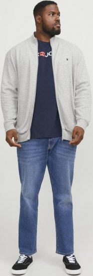 Jack & Jones Corp Logo Crew Neck T-Shirt Navy Blazer - Herren-T-shirts - Herren-T-Shirts in großen Größen