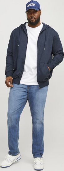 Jack & Jones GLENN ORIGINAL AM 815 Jeans Blue Denim - Herren-jeans & -hosen - Herren-Jeans & -Hosen in großen Größen