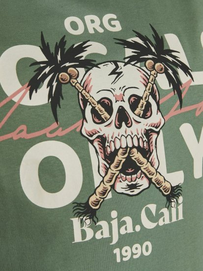 Jack & Jones Summerskull T-Shirt Sea Spray - Herren-T-shirts - Herren-T-Shirts in großen Größen