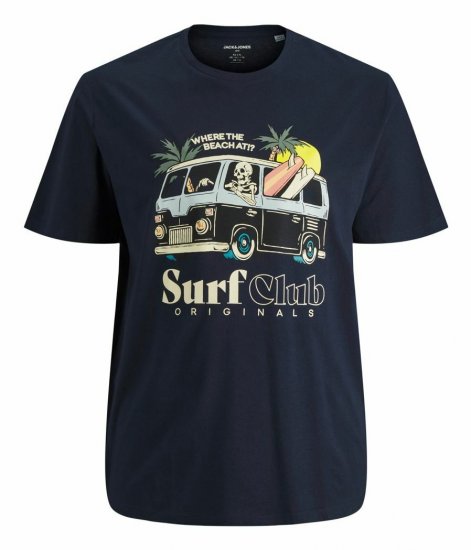 Jack & Jones Summerskull T-Shirt Navy Blazer - Herren-T-shirts - Herren-T-Shirts in großen Größen