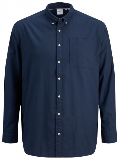 Jack & Jones JJEOXFORD Shirt Navy - Herrenhemden in großen Größen - Herrenhemden in großen Größen