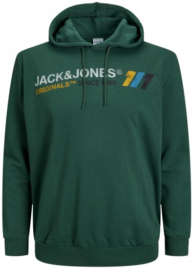 Jack & Jones JORNATE SWEAT Hoodie Green - Herren-sweater und -hoodies - Herren-Sweater und -Hoodies in großen Größen