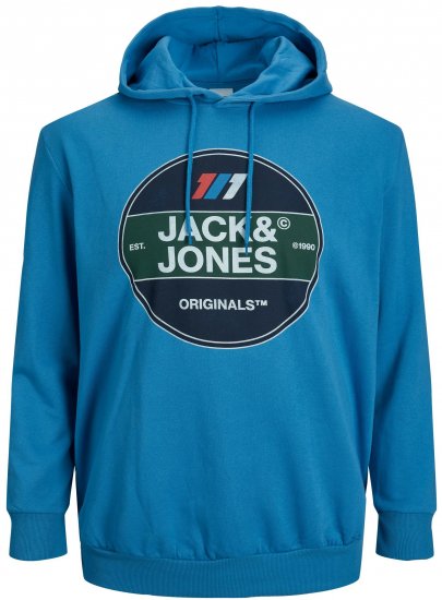 Jack & Jones JORNATE SWEAT Hoodie Blue - Herren-sweater und -hoodies - Herren-Sweater und -Hoodies in großen Größen