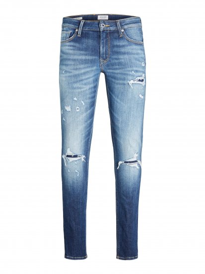 Jack & Jones JJIGLENN JJSEAL Blue Denim Jeans - Herren-jeans & -hosen - Herren-Jeans & -Hosen in großen Größen